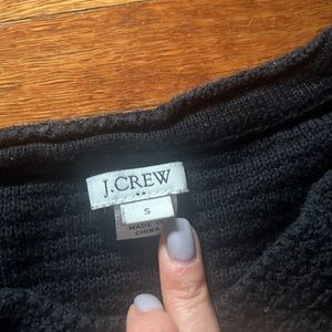 J crew knit black dress